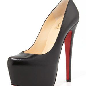 Christian Louboutin Black Daffodile 37.5